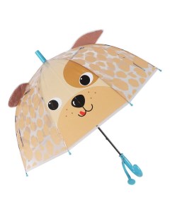Зонт трость Собачка с ушками голубой Mihi mihi