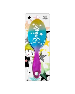 Подарочная детская расческа для волос Super Star с надписью Зайка Собственное производство