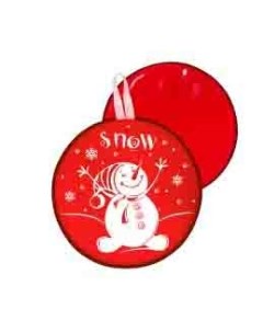 Ледянка Снеговик красный 40 5 см R-toys