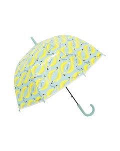 Зонт трость Бананы голубой Михимихи