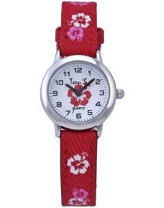 Наручные часы Н114 4 бордовые цветы Тик-так