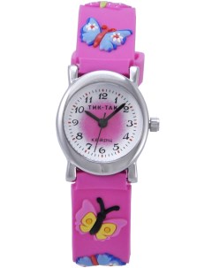 Детские наручные часы Н107 2 бабочки Тик-так