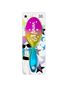 Подарочная детская расческа для волос Super Star с именем Арина Собственное производство