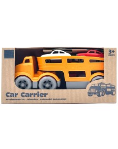 Автовоз с машинками Car Hauler Трейлер 2 оранжевый Нижегородская игрушка