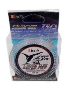 Леска зимняя Shark Fluorine Super Pro d 0 14мм 30м Nobrand