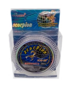 Леска зимняя Scorpion 35C 30м d 0 12мм Nobrand