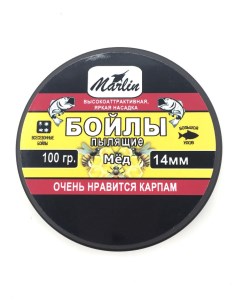 Бойлы пылящие 14мм 100гр Мёд Россия