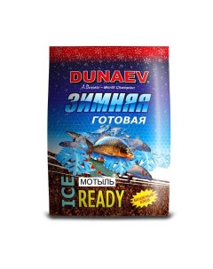 Зимняя готовая прикормка Дунаев Мотыль 500 г Россия