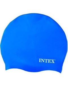 Резиновая шапочка для плавания intex синяя арт 55991 син Интекс Nobrand