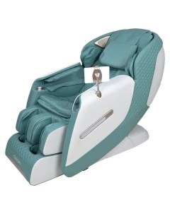 Массажное кресло Calabria White Green 3D массаж до 120 кг Meridien