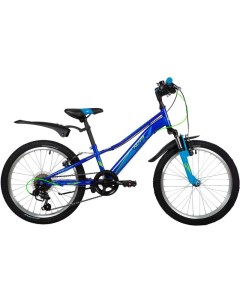 Детский велосипед Valiant 20 год 2022 цвет Синий Novatrack