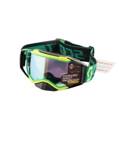 Очки для горнолыжного спорта желтый зеленый стекло зеленое чехол Scott
