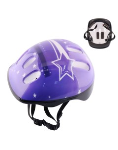 Шлем велосипедный детский фиолетовый mod A Sports