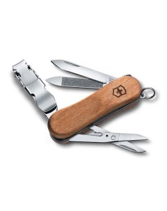 Нож брелок NailClip Wood 580 65 мм 6 функций деревянная рукоять Victorinox