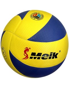 Мяч волейбольный 200 8 панелей PU 2 7 280 гр клееный желтый Meik