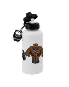 Спортивная бутылка для воды Медведь Nobrand