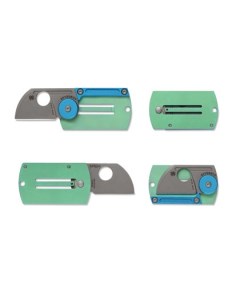 Туристический нож Dog Tag Folder grenn blue Spyderco