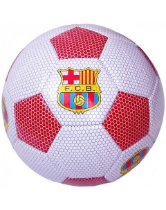 Мяч футбольный Barcelona PVC 2 4 мм 310 гр маш сш красный белый Meik