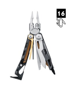 Мультитул Mut черный 16 опций Leatherman