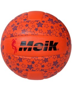 Мяч волейбольный 2898 PVC 2 5 270 гр машинная сшивка оранжевый Meik