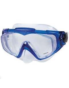 Маска для плавания silicone aqua pro mask синяя от 14 лет арт 55981 син Интекс Nobrand