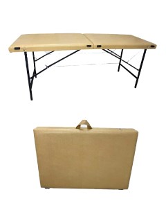 Массажный стол складной 180х60х72 см Бежевый Перламутр Стол для массажа Кушетка складная Almadi