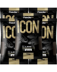 Прикормка Icon Gold Lake 5 упаковок Feeder.by