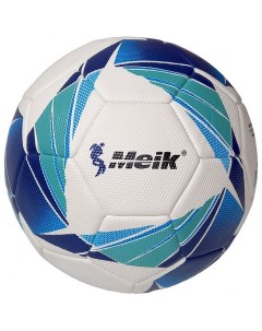 Мяч футбольный 5 ТПУ 3 0 мм 435 гр маш сш белый голубой Meik
