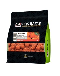 Бойлы прикормочные 20 мм 1 кг Мандарин Оранжевый Gbs baits