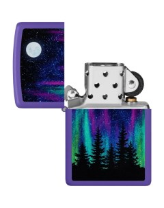 Зажигалка Night In The Forest Фиолетовый Б Р Zippo