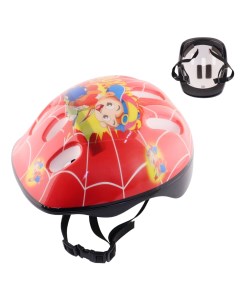 Шлем велосипедный детский красный Sports