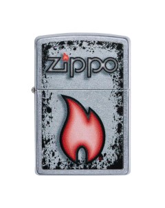 Зажигалка Flame Design Серебристый Б Р Zippo
