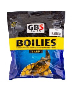 Бойлы прикормочные 20 мм 3 кг Банан Жёлтый Gbs baits