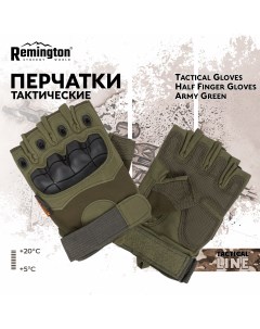 Перчатки Tactical Gloves Half Finger Gloves Army Green р L XL TM1602 306 Remington