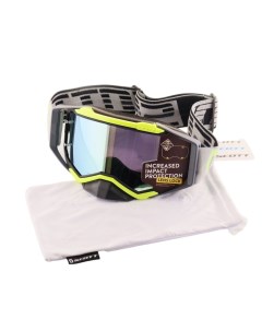 Очки для горнолыжного спорта желтый неон серый черный стекло желтое чехол Scott