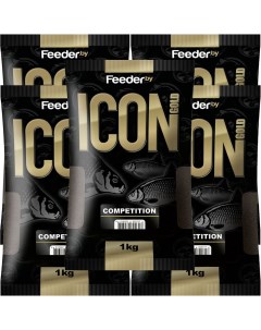Прикормка Icon Gold Competition 5 упаковок Feeder.by