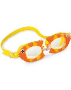 Очки для плавания fun goggles рыбки от 3 до 8 лет арт 55603 рыб Интекс Nobrand