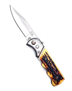 Складной туристический нож черный охотничий Нож складной туристический Компактный Раскла Nobrand