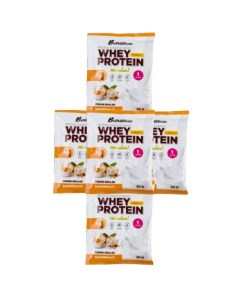 Порционный протеин Whey Protein 5шт по 30г Крем брюле Bombbar