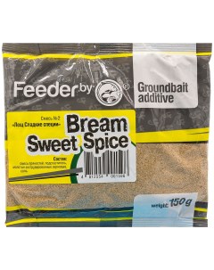 Прикормка Groundbait additive микс 2 Bream Sweet Spice 150 гр Feeder.by