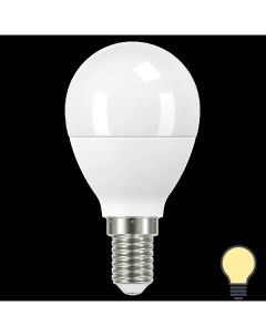 Лампа светодиодная E14 170 240 В 5 5 Вт шар малый матовая 470 лм теплый белый свет Gauss