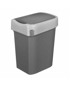 Контейнер для мусора SMART BIN 25 л серый Econova