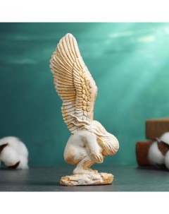 Фигура Девушка Ангел 15х8х6см позолота Хорошие сувениры