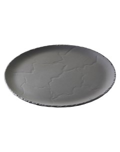 Блюдо для пиццы круглое Basalt керамическое 32 см черное Revol