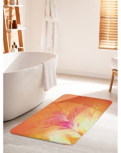 Коврик для ванной туалета Цветочное воспламенение bath_2655_60x100 Joyarty