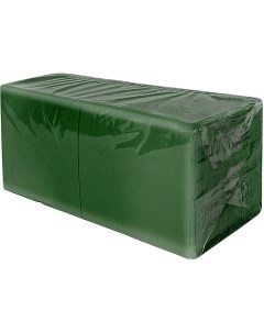 Салфетки бумажные Gratias Professional Темно зеленые 24 24см 1 слой 400шт Тишьюпром