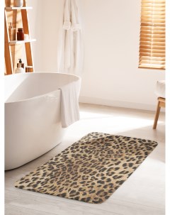 Коврик для ванной туалета Леопардовое окружение bath_3750_60x100 Joyarty