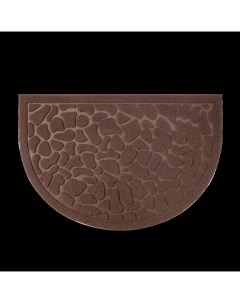 Коврик HR Lenzo 40x60 см резина цвет коричневый Inspire