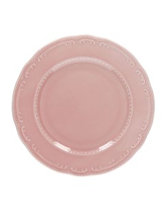 Блюдо круглое Wienna Charm фарфоровое 31 см розовое Tognana