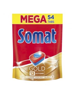 Таблетки Somat Gold для посудомоечной машины 54 шт